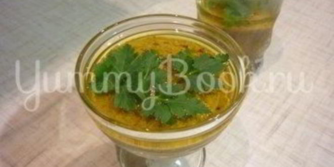 Рецепт куриного печеночно-мясной паштет