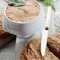 Рецепт Новогоднего куриного паштета с арманьяком