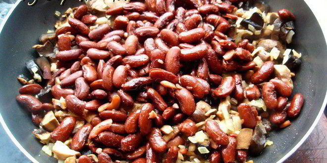 Рецепт паштета из фасоли с грибами