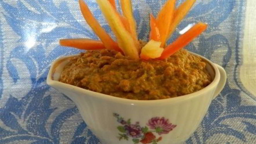 Рецепт паштета из говяжей печени с морковью и луком