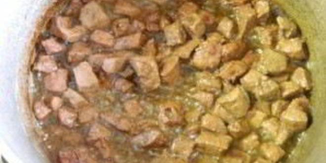 Рецепт паштета из говяжей печени с морковью и луком