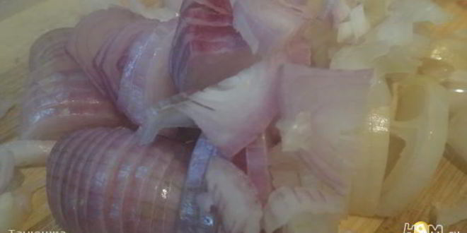 Рецепт паштета из куринной печени с треугольниками мельбы