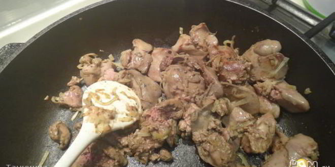 Рецепт паштета из куринной печени с треугольниками мельбы