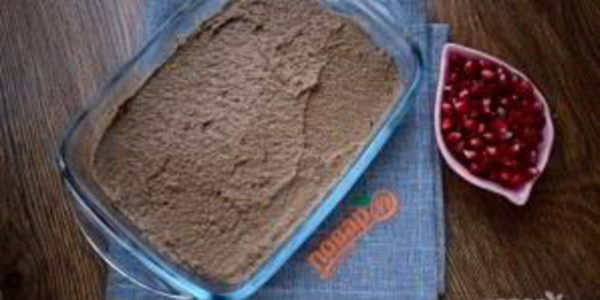 Рецепт паштета из куриной печени с коньяком и гранатовым желе