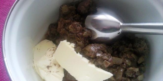 Рецепт паштета из куриной печени с желе из чернослива