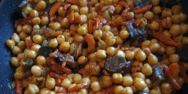 Рецепт паштета из нута и овощей