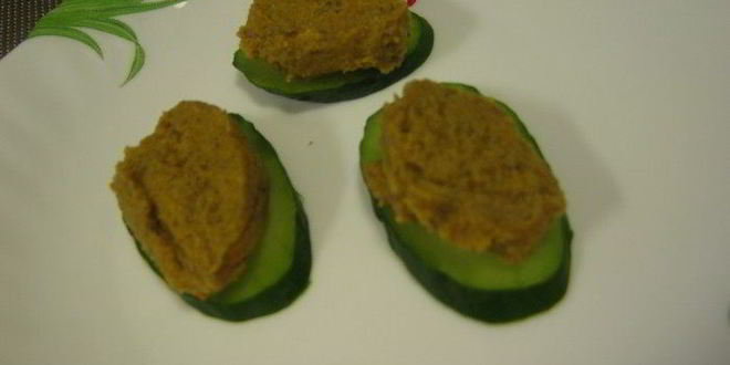 Рецепт паштета из нута и овощей