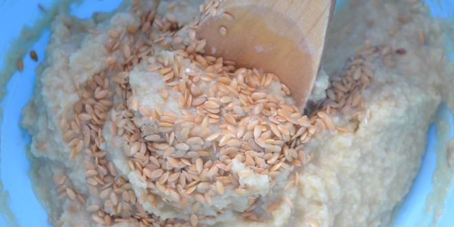 Рецепт паштета из нута с яблоками и хлебцами из отрубей