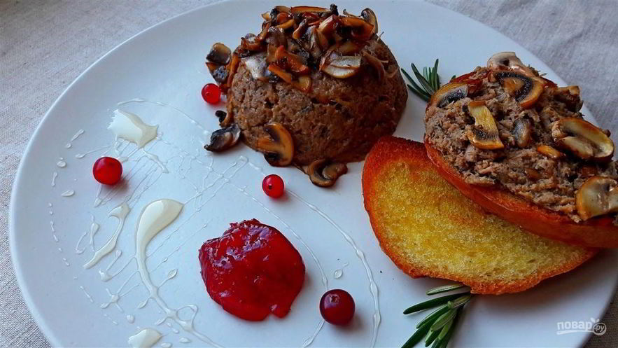 Рецепт паштета из печени индюшки