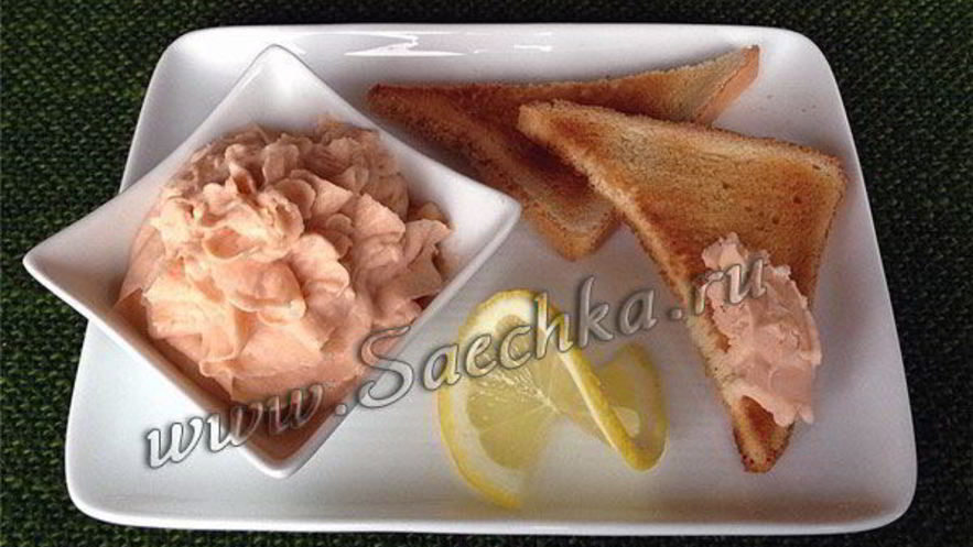 Рецепт паштета из семги