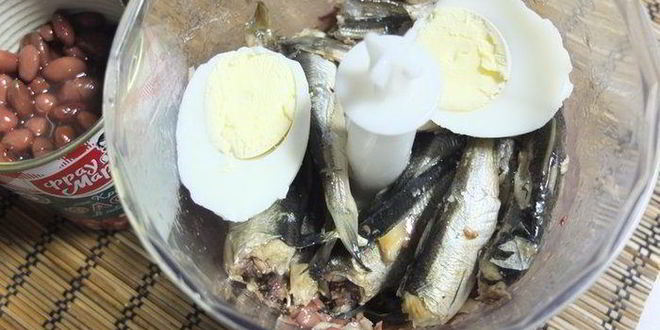 Рецепт паштета с фасолью