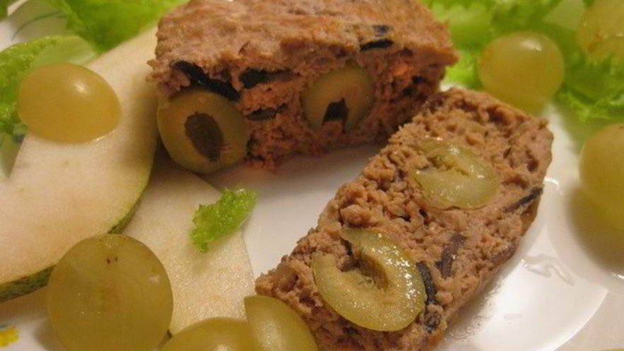 Рецепт паштета с фруктовым салатом