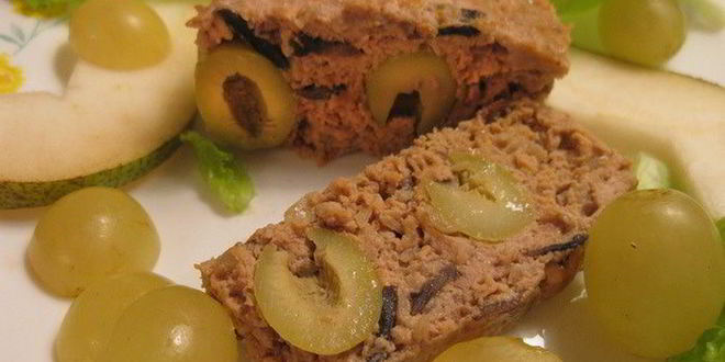 Рецепт паштета с фруктовым салатом