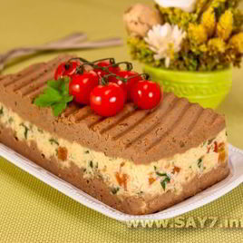 Рецепт Паштета с куриной печенью и сыром