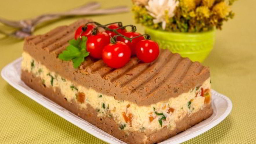 Рецепт паштета с куриной печенью и сыром