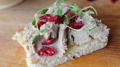 Рецепт Паштета с печенью, грудкой и пармезаном