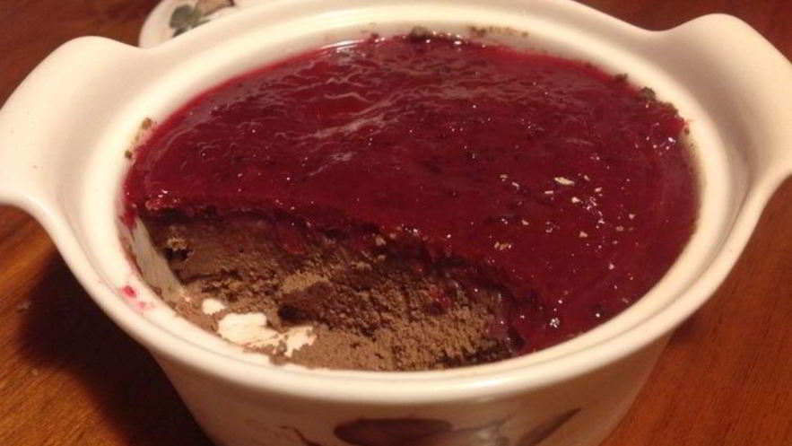 Рецепт печеночного паштета с клюквенно-мятным желе