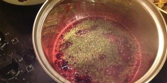 Рецепт печеночного паштета с клюквенно-мятным желе