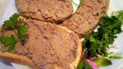 Рецепт Печеночного паштета с яблоками