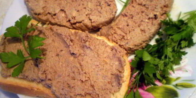 Рецепт печеночного паштета с яблоками