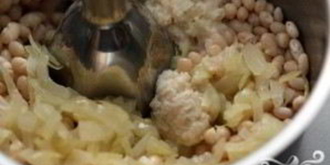 Рецепт постного паштета из фасоли