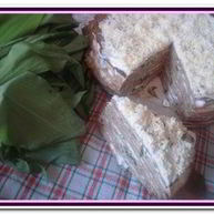 Рецепт Печеночного торта и печеночные рулеты с черемшой