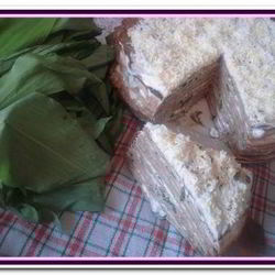 Рецепт Печеночного торта и печеночные рулеты с черемшой