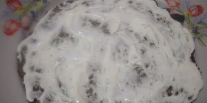 Рецепт печеночного торта с грибами