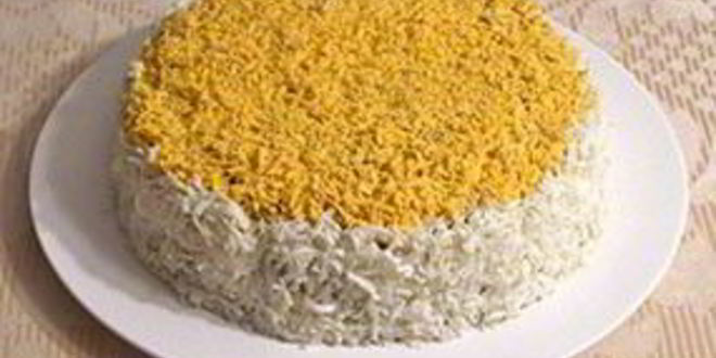 Рецепт печеночного торта с морковкой и луком