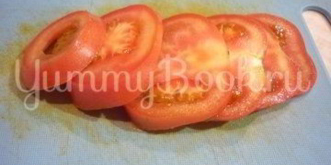 Рецепт печеночного торта с зеленью и помидорами