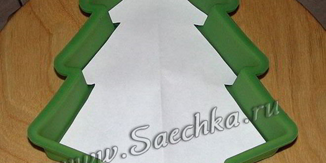 Рецепт печеночного торта в виде елочки