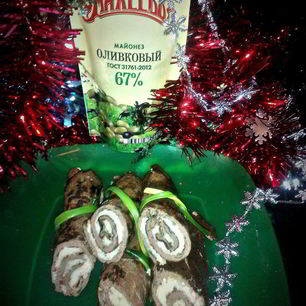 Рецепт Печеночных рулетиков