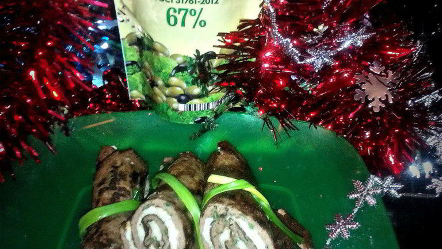 Рецепт печеночных рулетиков