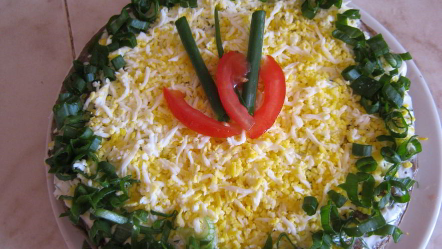 Рецепт торта из куриной печени летний