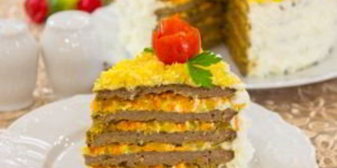 Рецепт торта из печени