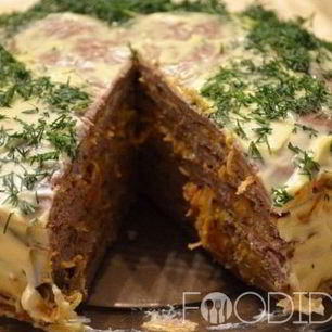 Рецепт Торта из свиной печени