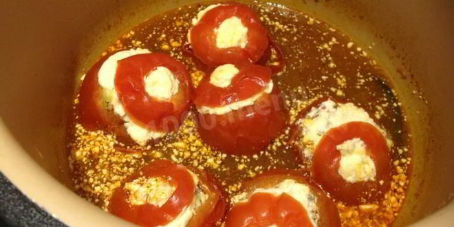 Рецепт помидоров в мультиварке фаршированные