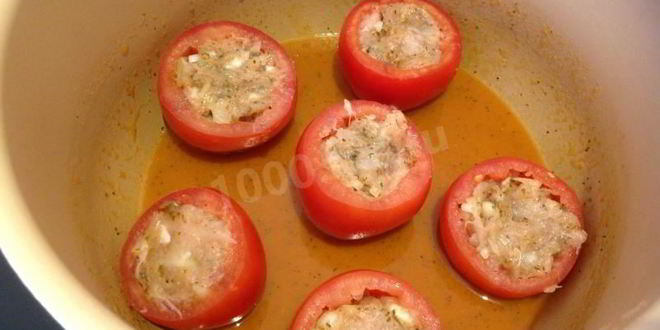 Рецепт помидоров в мультиварке фаршированные