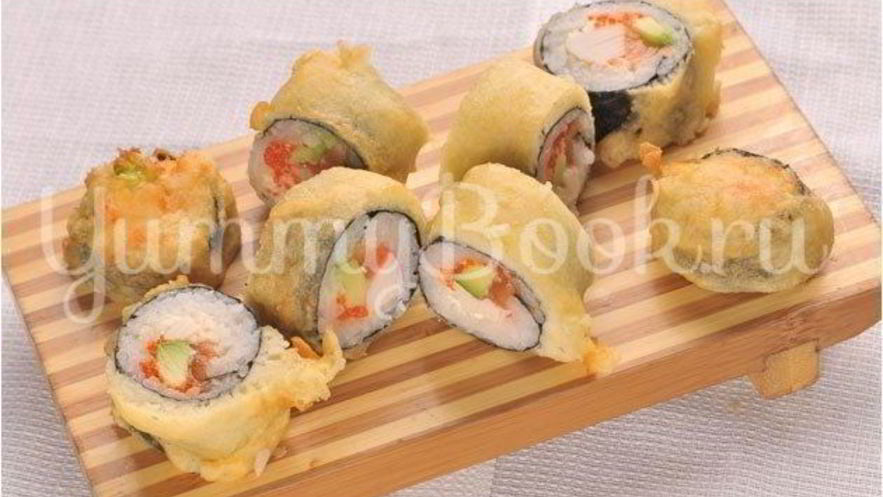 Рецепт горячих роллов темпура