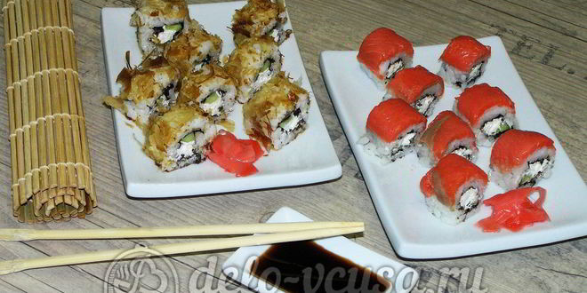 Рецепт роллов филадельфия