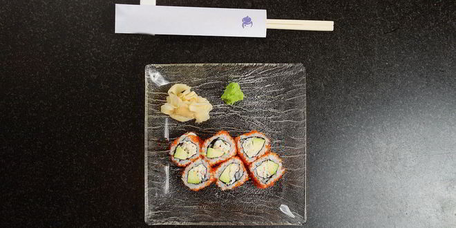 Рецепт роллов калифорния с крабом