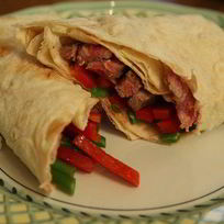 Рецепт Роллов с говядиной, фасолью и сладким перцем