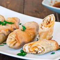 Рецепт Роллов с индюшкой и грибами