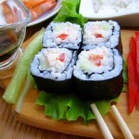 Рецепт Роллов с креветками домашние