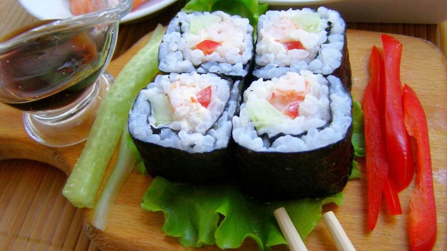 Рецепт роллов с креветками домашние