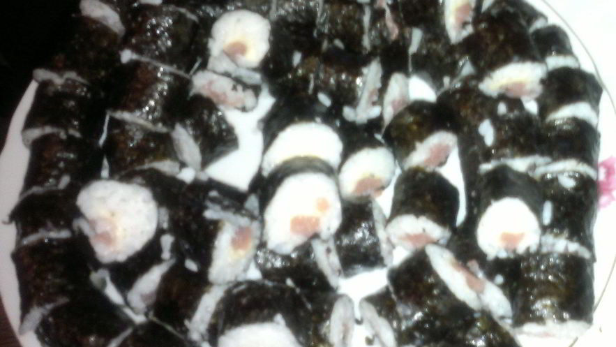 Рецепт роллов с лососем