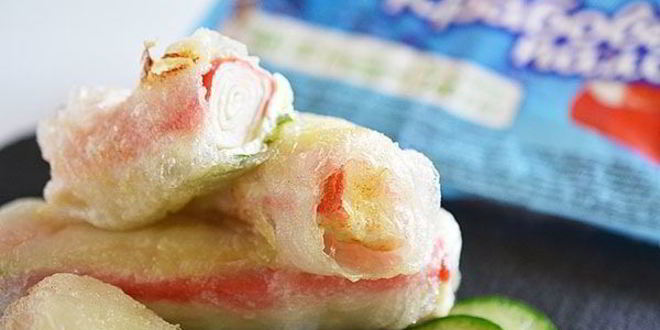 Рецепт спринга-роллов с крабовыми палочками