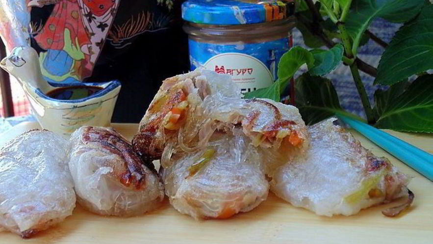 Рецепт весенних роллов с тунцом