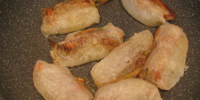 Рецепт весенних роллов с тунцом