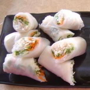 Рецепт Вьетнамских рисовых роллов с креветками